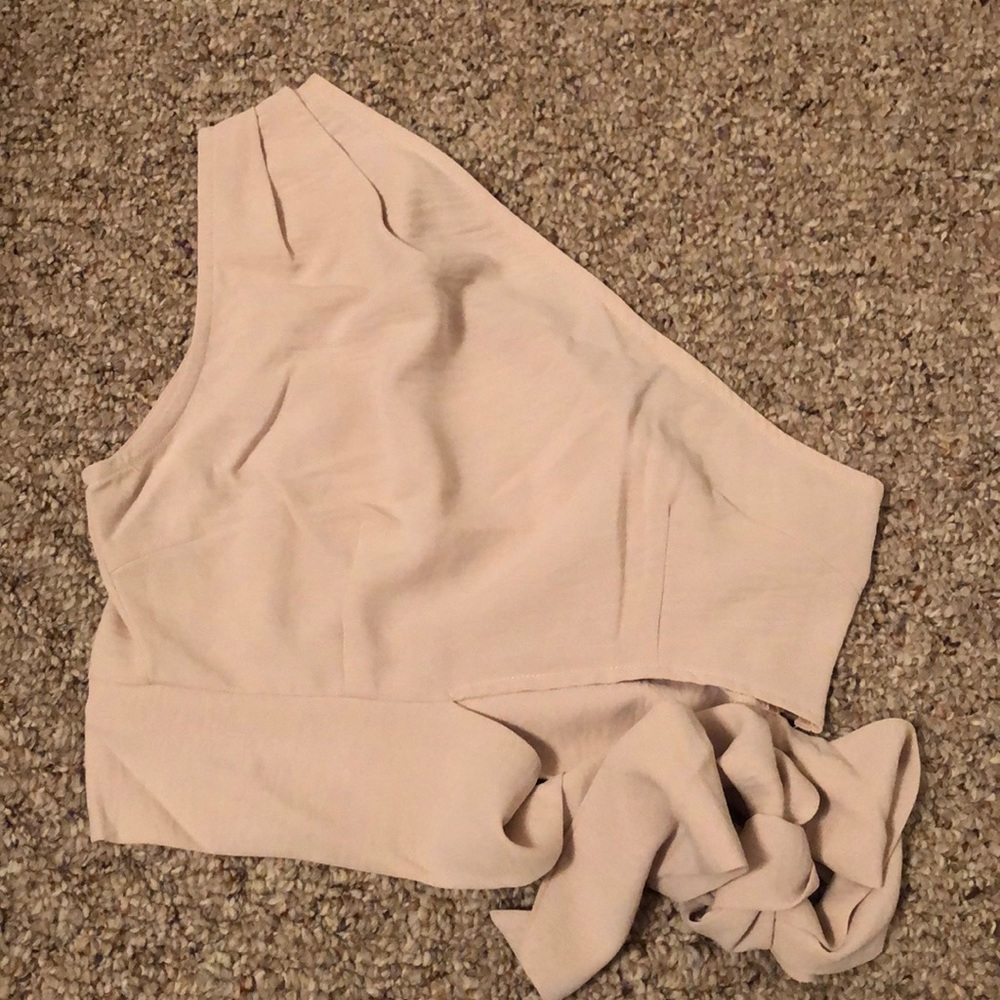 one shoulder top